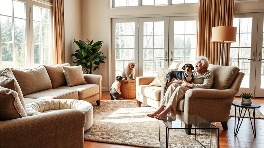 senior and pet friendly home