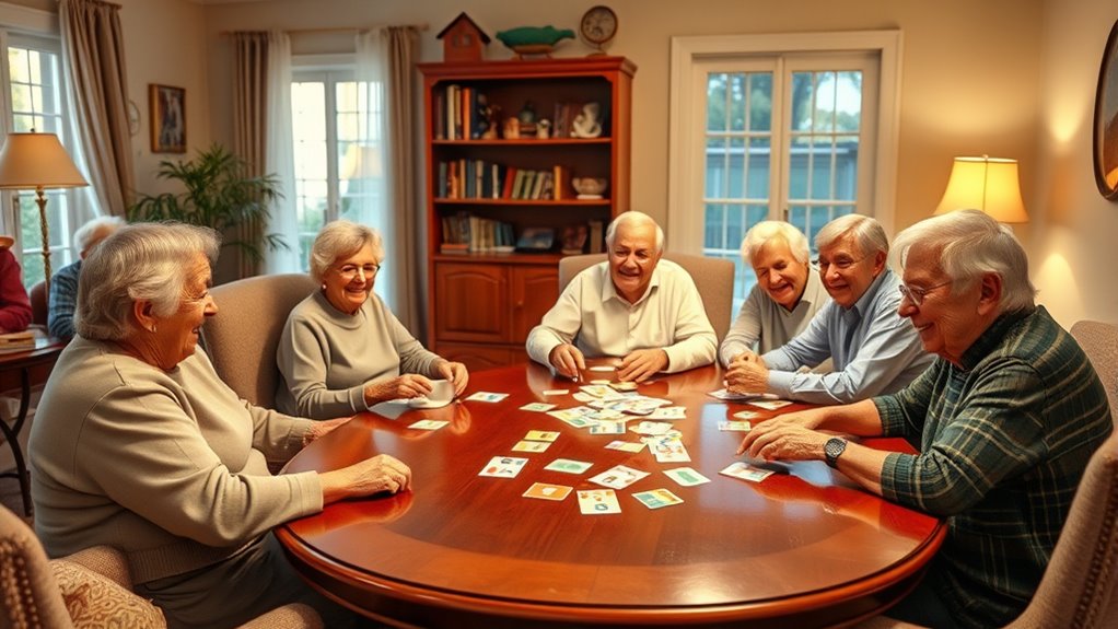 senior social game night