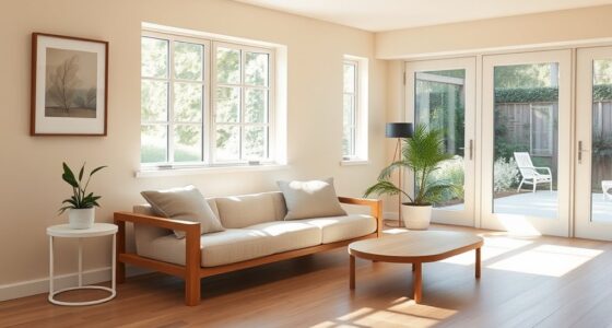 serene simple living decor