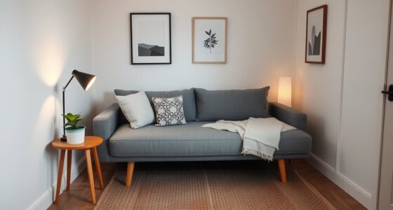 small home guest room