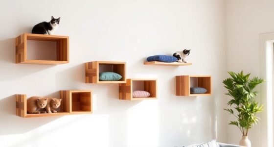 stylish diy cat shelves
