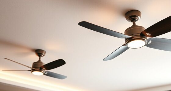stylish illuminated ceiling fans