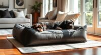 stylish matching dog beds