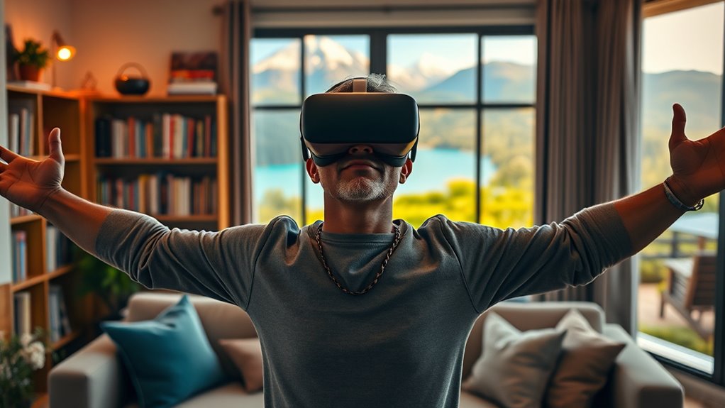 virtual reality world exploration