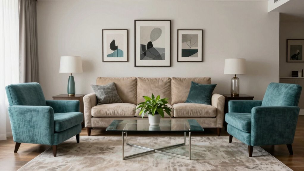 achieve harmonious visual equilibrium