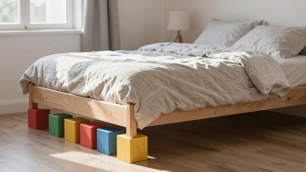 adjust bed height safely