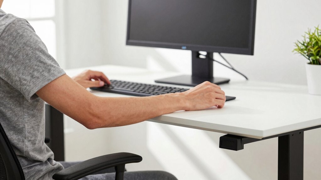 adjust desk for ergonomics