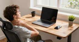 adjust desk height properly