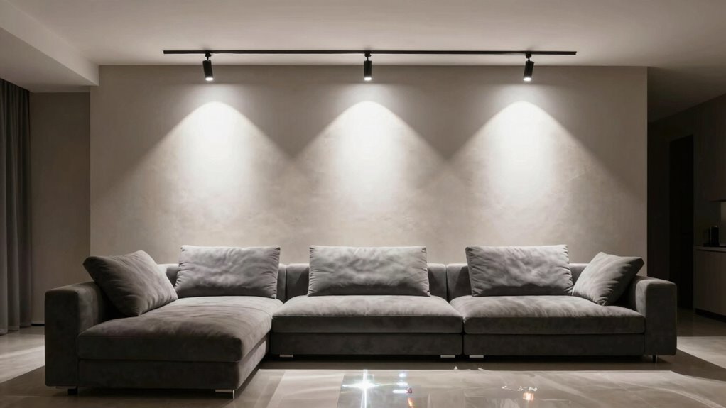 adjustable diffused warm lighting