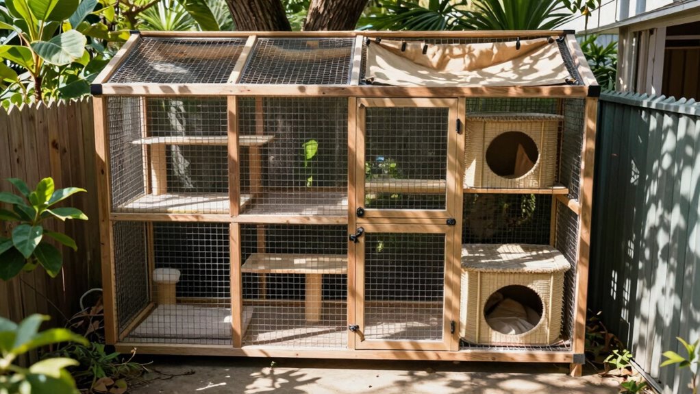 affordable diy cat enclosure