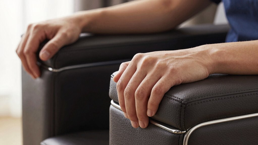 armrests enhance balance stability