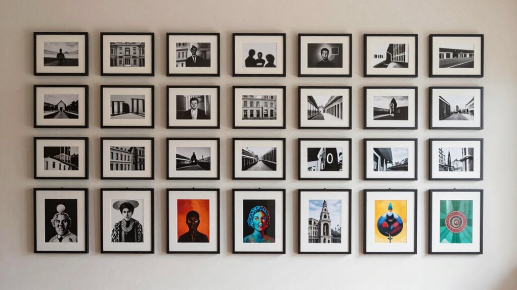 balanced coordinated gallery arrangement