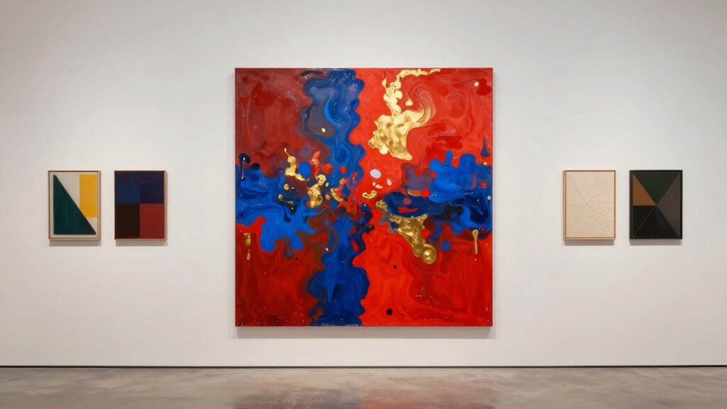 balanced gallery wall arrangement