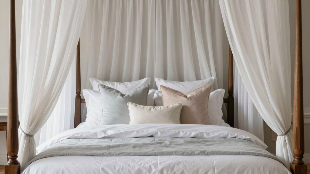 balanced pillow size and arrangement