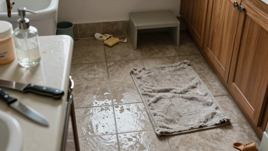 bathroom and kitchen safety hazards