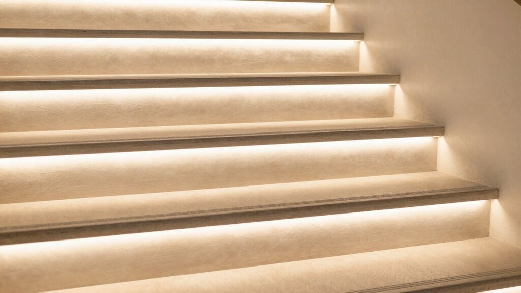 bright consistent stair lighting