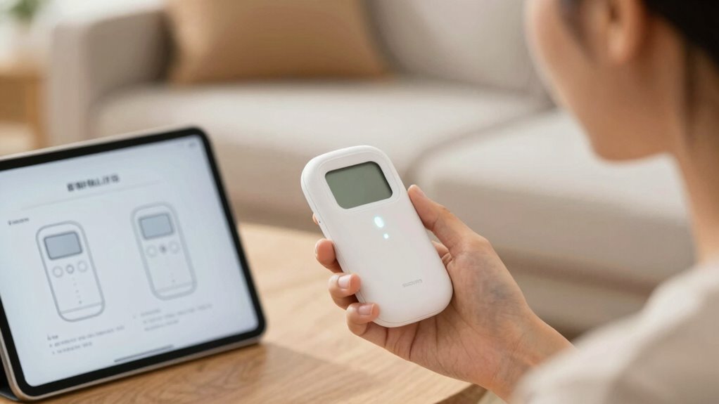 caregiver pager system setup