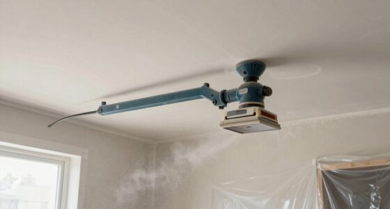 ceiling sanding dust control
