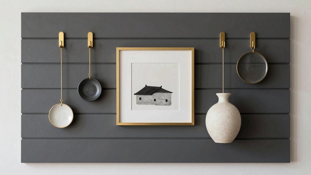 centered slat wall panels