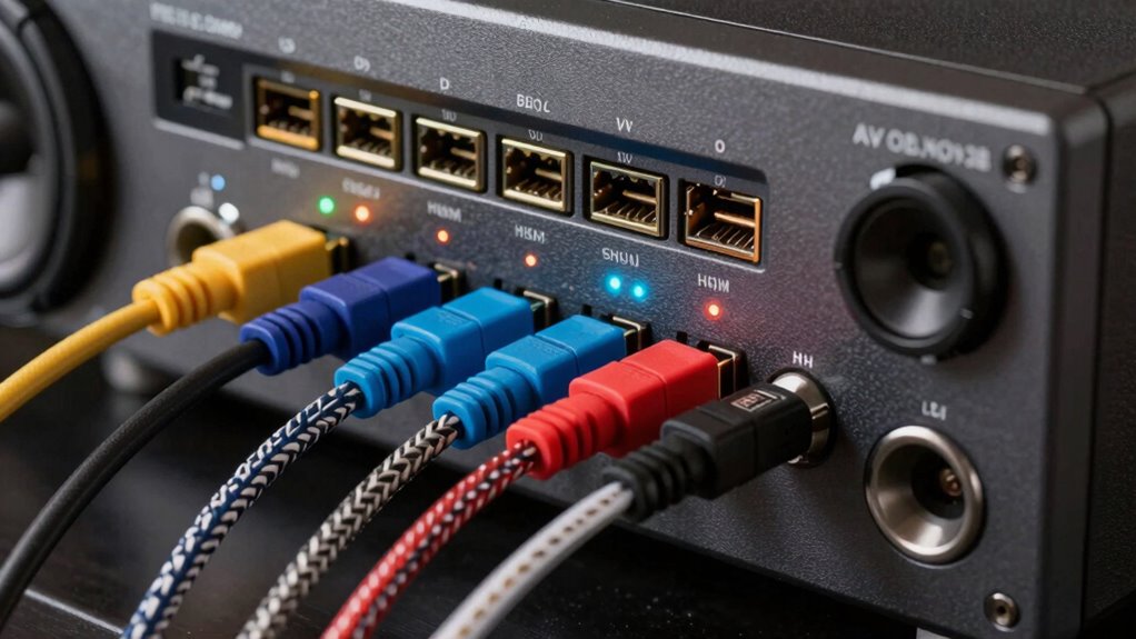 check connections and settings