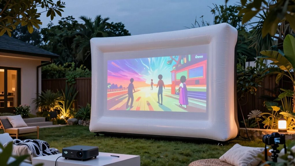 choosing outdoor projector screens