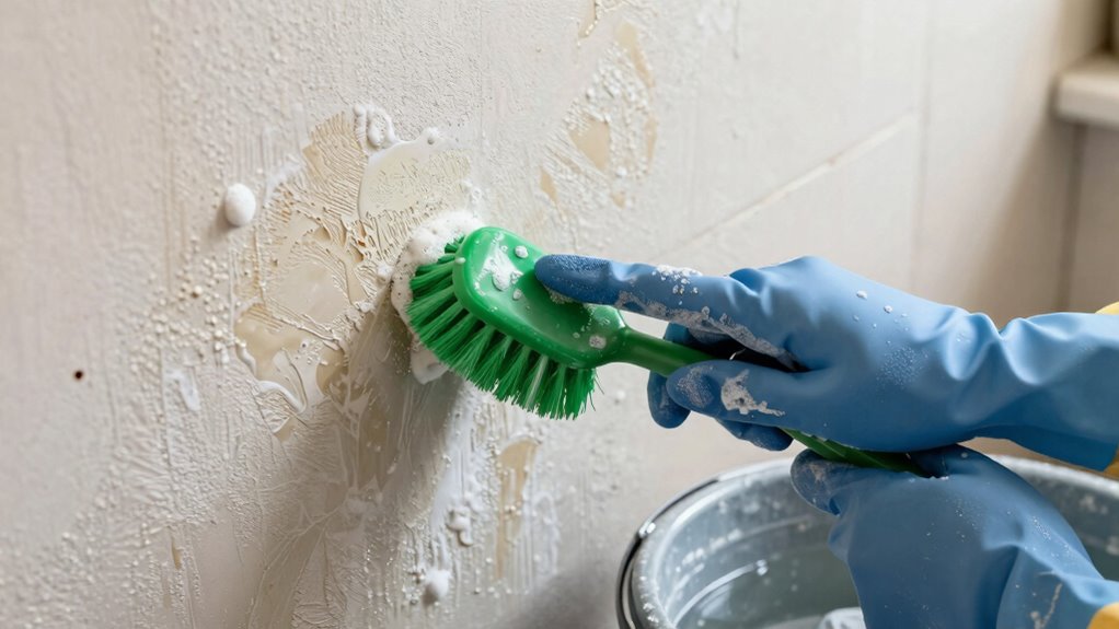 clean degrease rinse thoroughly