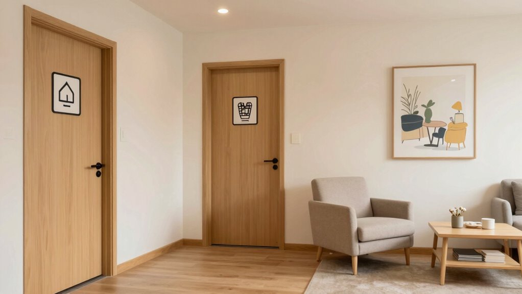 consistent clear logical layouts