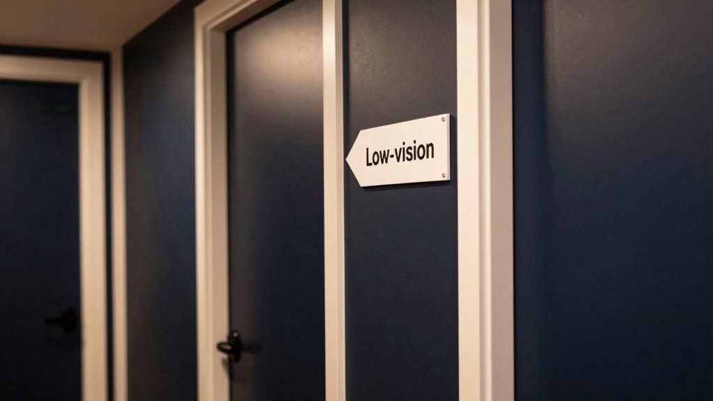 consistent lighting and signage