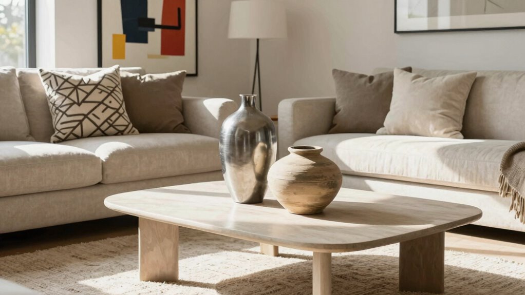 coordinate decor with accessories