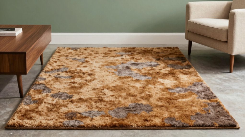 coordinate rug and wall colors