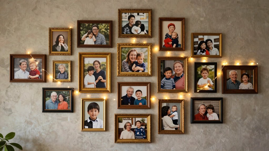 create a cohesive family display