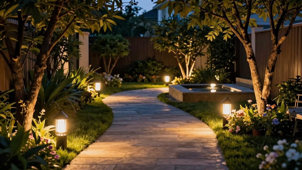 create cozy outdoor lighting