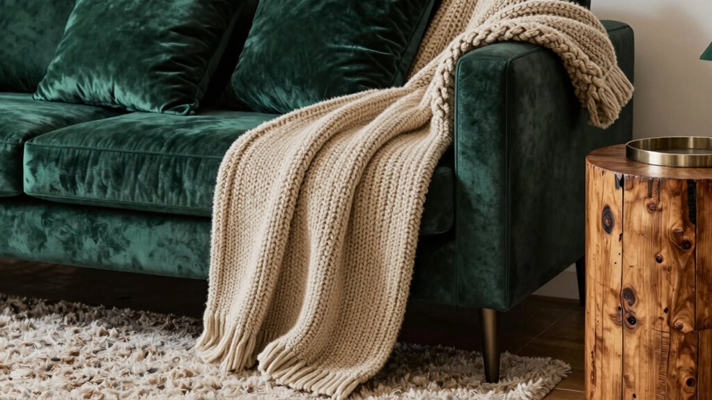 create luxurious textured contrasts