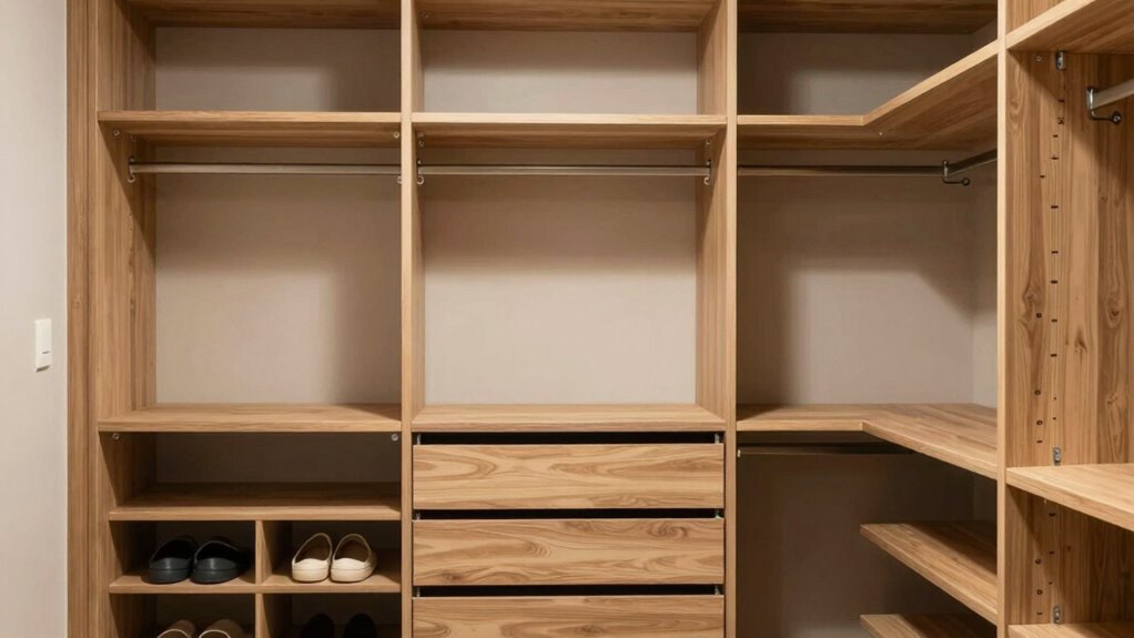 customizable closet organization