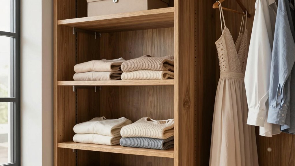 customizable closet shelving options