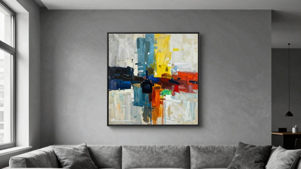 customize art wall placement