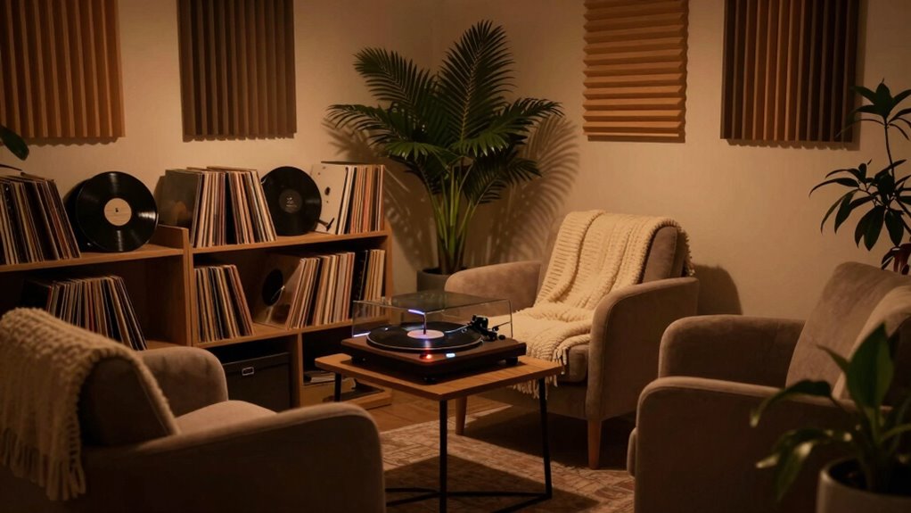dedicated calming listening sanctuary