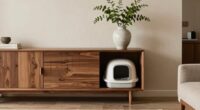 discreet decorative litter box