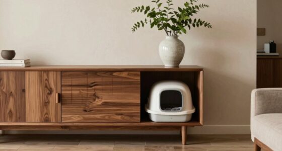 discreet decorative litter box