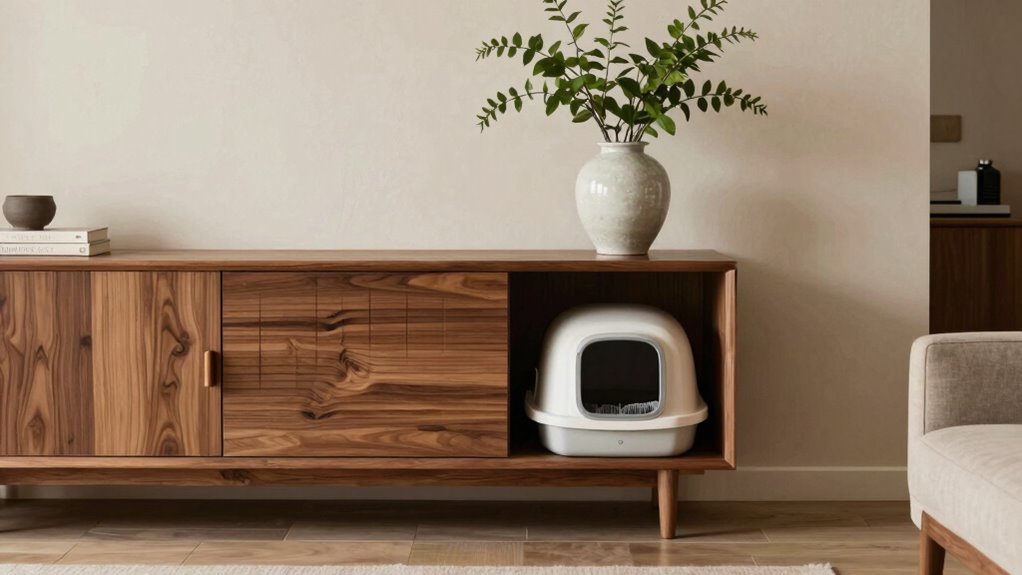 discreet decorative litter box