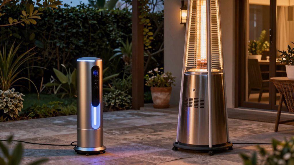 efficient eco friendly patio heating