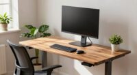 elbow height standing desk
