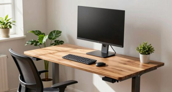 elbow height standing desk
