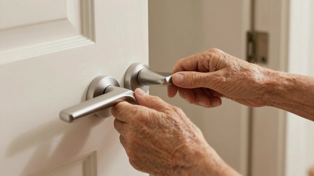 ergonomic accessible door handles