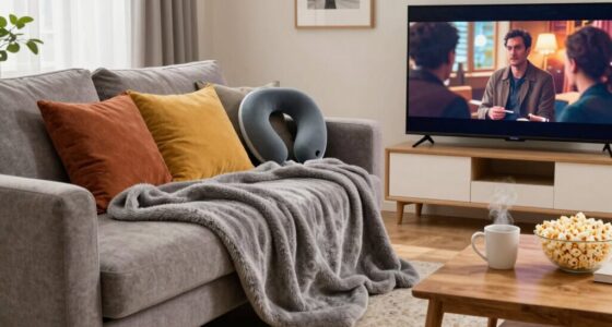 ergonomic comfy cozy setup