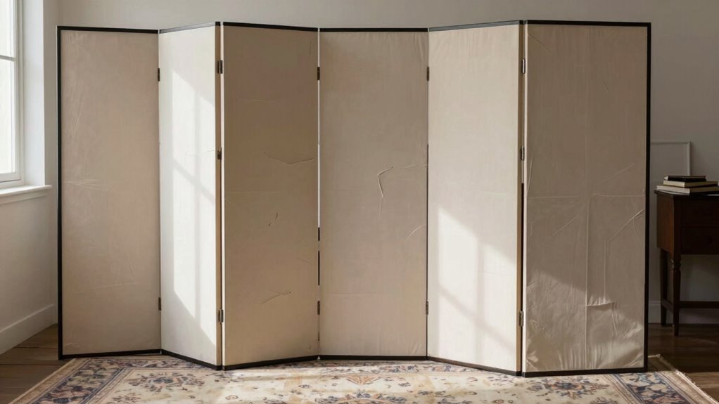 folding screen placement errors