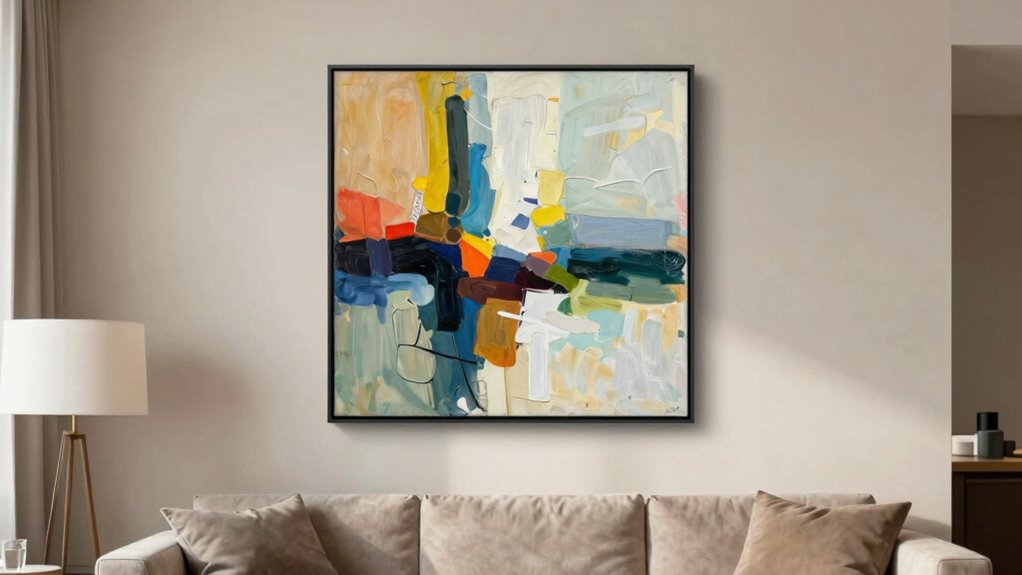 hang art at eye level