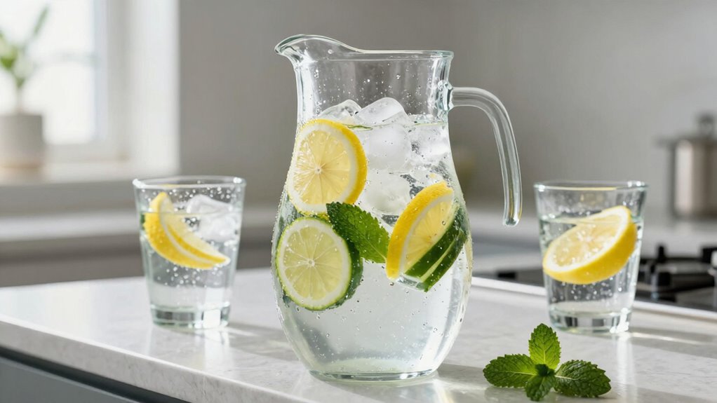 infused colorful flavorful water