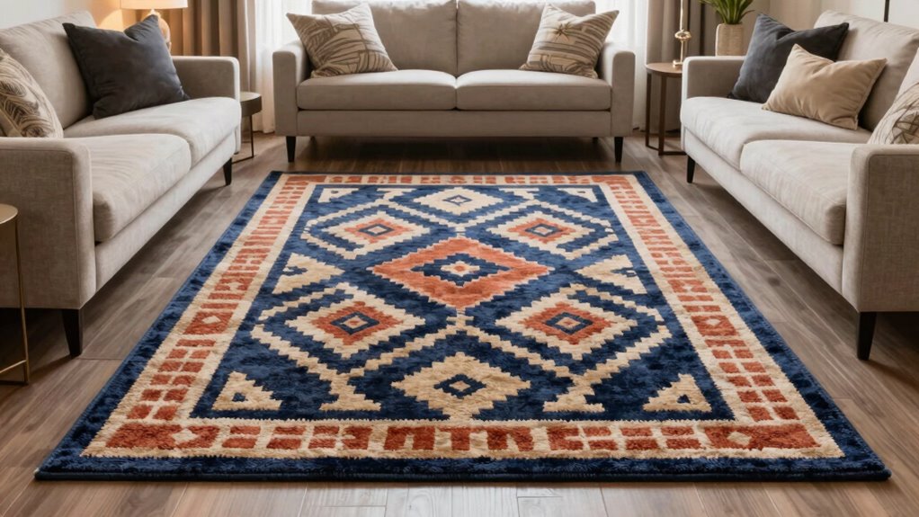 large eco friendly washable rug