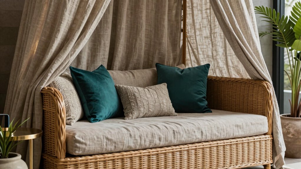 layered fabrics and accessories